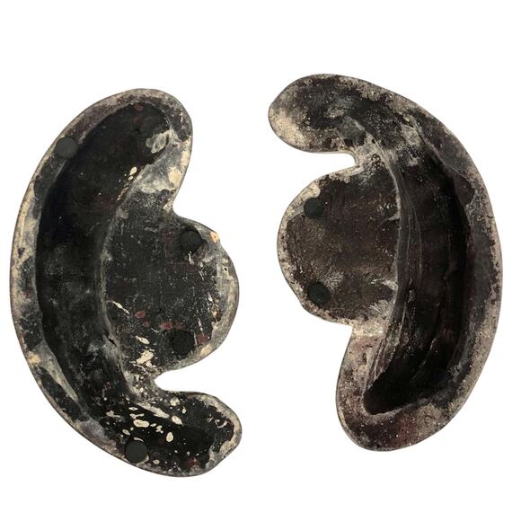 Ying and Yang Koi Votive Candle Holders Approximately 6.5 inch Clay Tan Brown - Picture 10 of 16